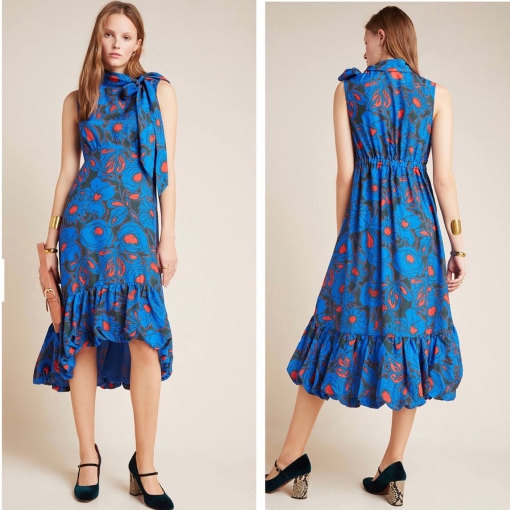 ✨ NWOT Anthropologie Hope for Flowers Dress Sz 8P - Picture 1 of 11
